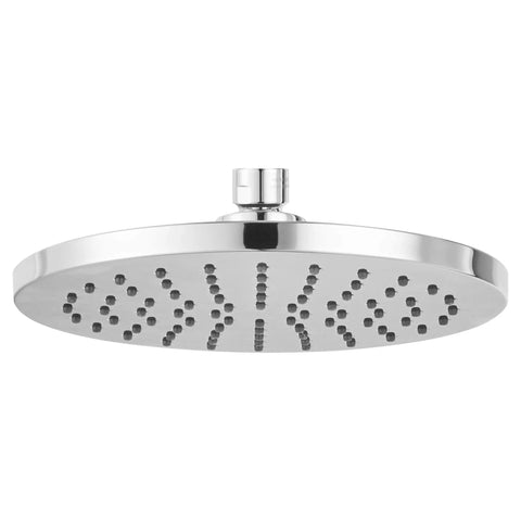 Studio S 8 Inch Rain Showerhead 2.5 Gpm Polished Chrome With Brass Construction Easy Clean Nozzles Pressure Compensating Flow Control