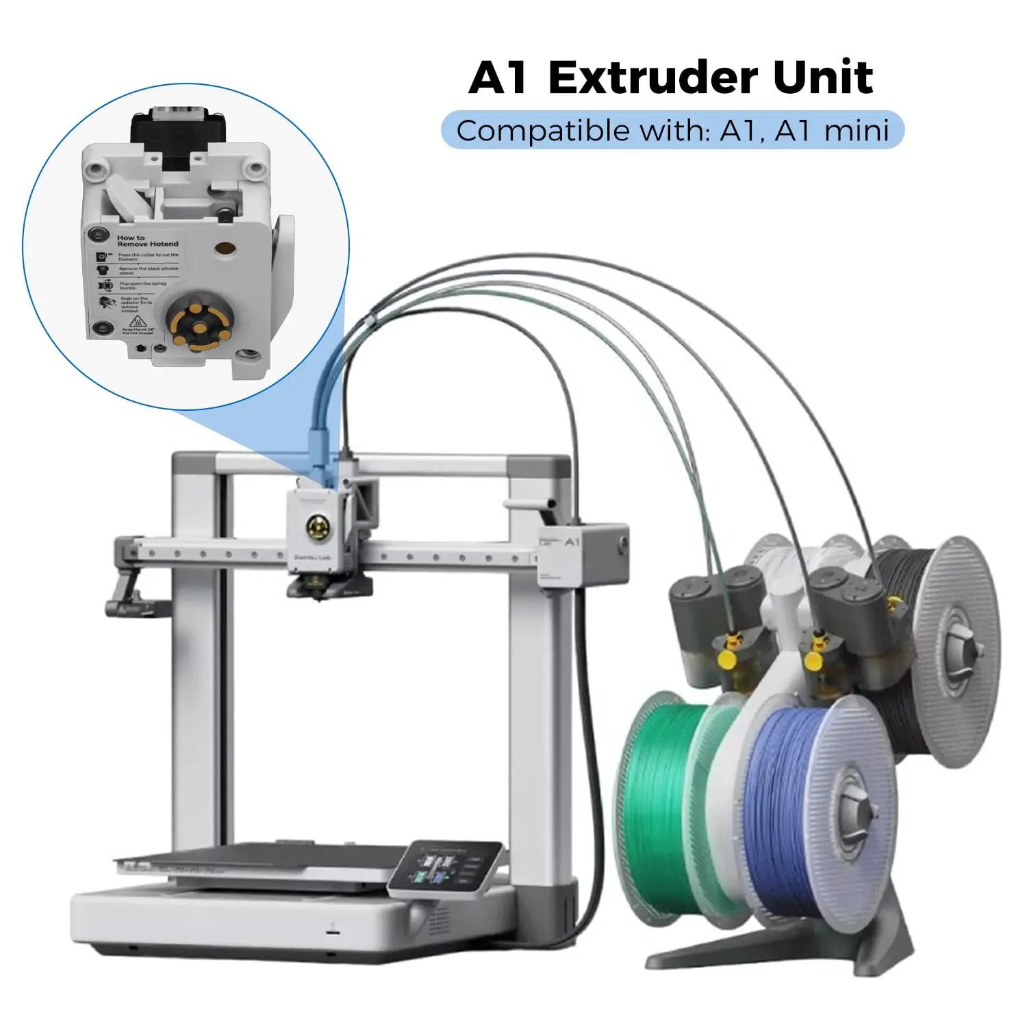 A1 Mini Extruder Replacement Toolhead Kit - Buy Now ✓