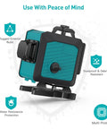 360 Degree Self Leveling Laser Level With Bluetooth Remote Control 200 Ft Outdoor Range Green Cross Line 4D shown with features