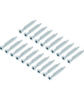 7x70mm Confirmat Screws For Furniture Hex Socket Self Tapping Zinc Plated Countersunk Wood Screws 20 50 100 Pack