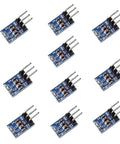 Image of Ten Pack AMS1117 3.3V Voltage Regulator Module Buck Converter 4.75V to 12V Input 3.3V Output 0.8A for microcontroller projects.