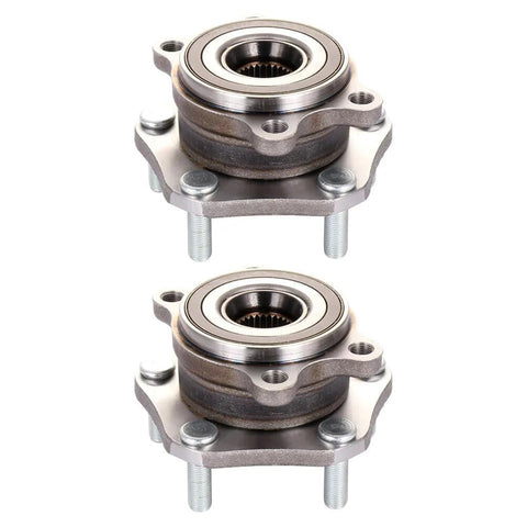 Hub Bearing Assembly 2 Piece Front Axle Left Right With ABS Tone Ring Sensor Fits Nissan Qashqai Rogue Five Lug Wheel Hubs