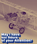Curtiss JN-4D Jenny 1:16 Scale Model Kit With Laser Cut Basswood And Metal Parts in partially assembled stage