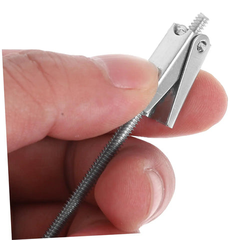 Close-up of a carbon steel toggle bolt and wing nut from 15 Set Carbon Steel Toggle Bolts And Wing Nuts Drywall Anchors Heavy Duty Wall Mount Kit