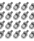 24 Pack Zinc Alloy Shelf Support Pins For Stable Shelf Placement And Beefy Cabinet Support Durable Silver Metal Pegs