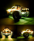 Waterproof LED Light Strips For RC Cars Trucks Planes Boats And Drones Dual Pack With Y Cable Heat Shrink Tubing underglow