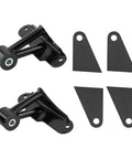 Pair Weld In Engine Swap Motor Mounts Kit For Ford SBF Small Block V8 289 302 351W Black Front Position Heavy Duty