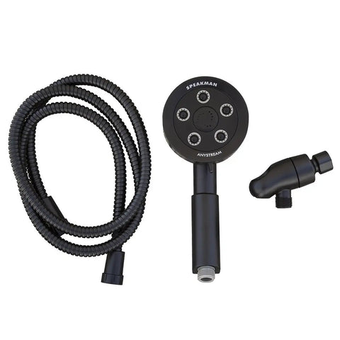 Neo Anystream Handheld Shower Head With 50 Plus Sprays, Multi Function Spray Modes, 2.0 GPM, Matte Black Finish, Water Sense Certified, Corrosion Resistant, Modern Durable Design