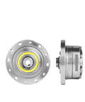 Front and side view of Strain Wave Gear Reducer CS-14-I and CSF-14-I, compact durable gearbox for stepper motors