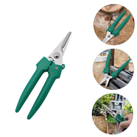 Stainless Steel Pruning Scissors Garden Shears For Branch Cutting Easy To Use Gardening Tool With Labor Saving Skidproof Grip