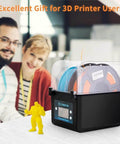 Upgraded Filament Dryer Box For 3D Printing Large Capacity Dehydrator For 2kg Spools and two people in the background