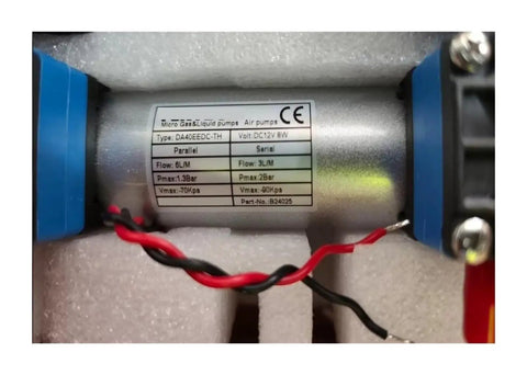 Oil-Free Diaphragm Vacuum Pump Da40Eedc-Th Dc12V 8W Air Pump. Low Noise Vibration For Filtration Degassing Automated Equipment Reliable Suction Control Clean Tidy Operations Wear-Resistant Design High Performance
