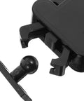 Eight Pack Push To Open Cabinet Latches Black Hidden Push Touch Latch Heavy Duty Self Locking Hardware in close-up view