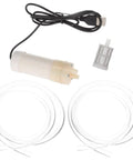 Heavy Duty Portable Submersible Water Pump With Integrated Mesh Filter For Fast Pool Patio And Hydroponic Drainage with USB cable and tubes.
