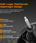 Close-up of Multi-Layer Reinforced Diaphragm of Heavy Duty Premium Vacuum Power Brake Booster For Chevy And Gmc Pickups 1981 To 1991 5471069.