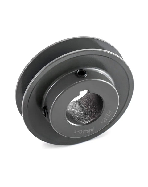 Single Groove Web Sheave 3.05 Inch Outer Diameter 1 Inch Bore V Belt Pulley For 4L A AX Belts Durable Cast Iron Fixed Bore Anti Corrosion Fits 1 Inch Shaft Built Tough For Power Transmission