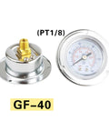 Industrial Pressure Gauge For Mechanics And Maintenance Pros Pro Grade High Precision Tool For Equipment Monitoring, brass detail