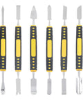 Six Piece Mini Crowbar Set For Electronics Repair Go To Tools With Double Head Disassembly And Non Slip ABS Handles Alloy Steel