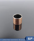 Straight Up Built Sf1 Self Lubricating Composite Bushing Bearing, 40x44x30mm, bronze material for industrial use.