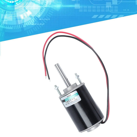 High Speed Permanent Magnet DC Motor 30W With Ball Bearings Runs Super Smooth And Quiet For Robotics DIY Projects CNC Accessories 12V 3500 RPM