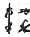 Heavy Duty Steel Spring Compressor Tool For Cars Pro Grade Auto Suspension Service Kit Front And Rear Strut Compression For Safe Quick Removal And Installation Of Coiled Springs, black steel threaded clamp