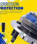 Wheel Bearing And Hub Assembly Front Or Rear Fit For Ford F150 2018 2019 2020 Direct Fit Bolt On Replacement close-up view