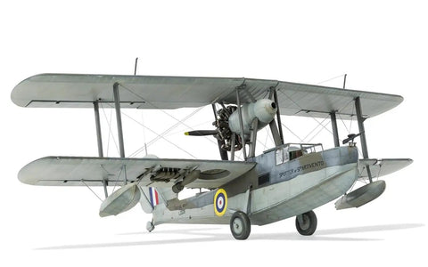 1:48 Scale Supermarine Walrus Mk I Model Airplane Kit Gift Set for Adults and Kids 14 and Up showing detailed side view