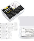 Bulk 600 Piece 30 Value 0805 SMD Capacitor Kit With 1pF To 10uF Range shown with labeled compartments and capacitors.