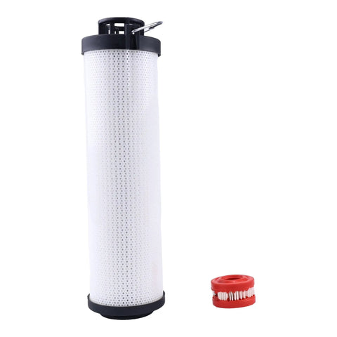 Hydraulic Filter 77353GT 77353 For Genie S60 S65 S60X S60XC S60TRAX Replacement shown with red cap, upright view