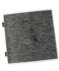 Premium Cabin Air Filter Fits Tesla Cybertruck 2024 Up in black with layered media texture for dust and pollen filtration.