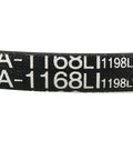 A1168 V Belt Neoprene Drive Belt For Power Transmission 1168 Inner Girth 13 Top Width 8 A Section Heavy Duty Belt For Machinery And Equipment Beefy Industrial Grade Durable Oil Resistant Neoprene Belt For Long Lasting Performance, marked A-1168L