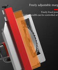 Top Notch Adjustable Circular Saw Guide Rail For Precision Cutting And Milling With Aluminum Alloy Base