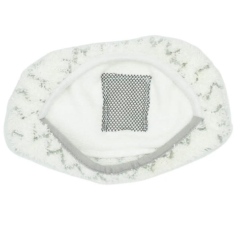 Close-up of a single steam mop refill pad for Symphony series, showing heavy-duty microfiber edge and soft center for sticky messes.