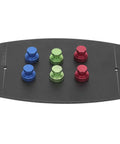 Magnetic Base PCB Holder And Soldering Helper Hands with six colorful electromagnetic pins and durable metal base.