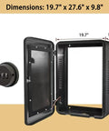 Open view of Tough Outdoor EV Charger Enclosure Box For Tesla Wall Connector Indoor Outdoor Cover With IP65 Waterproof Seal.