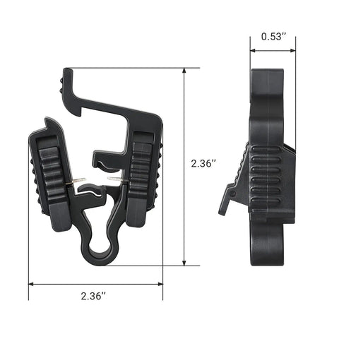 Front and side view of Six Pack Low Voltage Wire Connectors For Landscape Lighting Waterproof Connectors For Path Lights