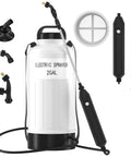 Rechargeable 2.11 Gallon Garden Sprayer With USB Powered Handle 2200mAh Battery Long Runtime Retractable Wand and Nozzles