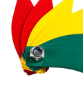 Hella Solid Brake Lining Thickness Gauge Sae And Metric Ruler For Disc And Drum Brakes Color Coded Steel with colored leaves  for easy measurement.