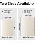 Two sizes of Killin Electric Vehicle Charger Enclosure Lock Box, one 50x25x60cm and one 50x25x70cm, for secure charging.
