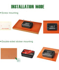 Vibration Hour Meter With IP68 Waterproof Case, Wireless Operation And Maintenance Reminder For Gas And Diesel Engines, Tracks Total Hours With Easy Install LCD Readout, Built For Harsh Environments. screw and sticker mounting