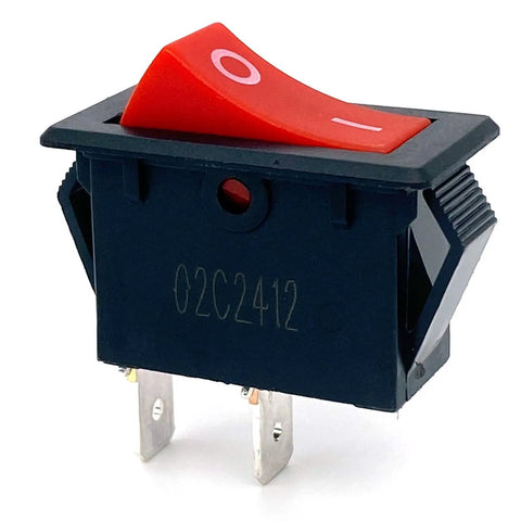 Beefy SPST Rocker Switch 2 Pin 16A 125V Or 12A 250V Push Button Control for industrial equipment power tools HVAC systems