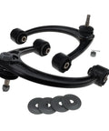Adjustable Upper Control Arm Pair For Off Road Rigs And SUVs, Kicks Alignment Right With OE Adjusters, Boosts Driveability And Cuts Tire Wear, Lets You Push The Tire Forward For 33 Inch Clearance Without Frame Or Fender Mods, Forged Steel Strength, black