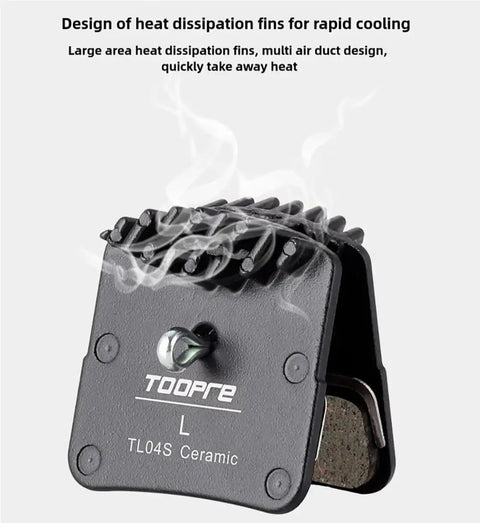 TL03S Disc Brake Ceramic Pads For Bike And Electric Scoot Compatible With Hydraulic Oil Brakes Includes Spring And Bolt