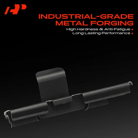 Upgrade Your Ride With This A Premium Rear Disc Brake Hardware Kit For Dodge Ram 1500 And Durango Models Covering 2002 Through Early 2023 Years Ensuring Smooth Stopping Power And Reliable Performance On Every Highway Drive Or Off Road Adventure. industrial-grade metal forging rear brake hardware clip, black finish