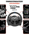 Thrustmaster T300RS GT steering wheel with pedals and shifter, black base, PS5/PS4/PC compatible