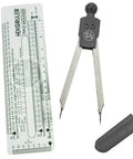 Must Have EKG Caliper And Ruler Set For Precise Tracing Measurements In Medical Care, Hardened Steel Calipers And Durable Ruler Hybrid Kit