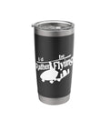 Gyrocopter Gyroplane Pilot Stainless Steel Insulated Tumbler Dual Wall Coffee Cup For Autogyro Fans Hobby Flyers Flight Instructors And Gyroplane Enthusiasts On The Go