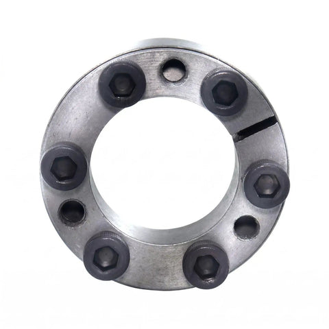 Keyless Expansion Locking Assembly For Shaft Hub Connection No Fuss Heavy Duty 45 Carbon Steel Power Transmission Component Easy Disassembly Two Piece Set Size 75 By 110