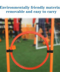 Drone Racing Obstacle Course Kit Weekend Ready For Indoor And Outdoor Fun Buildable Multi Stage Racecourse To Sharpen Precision Flying And Obstacle Avoidance Easy To Set Up And Carry Great For Kids And Adults Portable And Durable with orange hoop detail