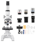 Kids And Adults Microscope With 40X To 2000X Magnification, Professional Compound Microscope With LED Illumination and accessories